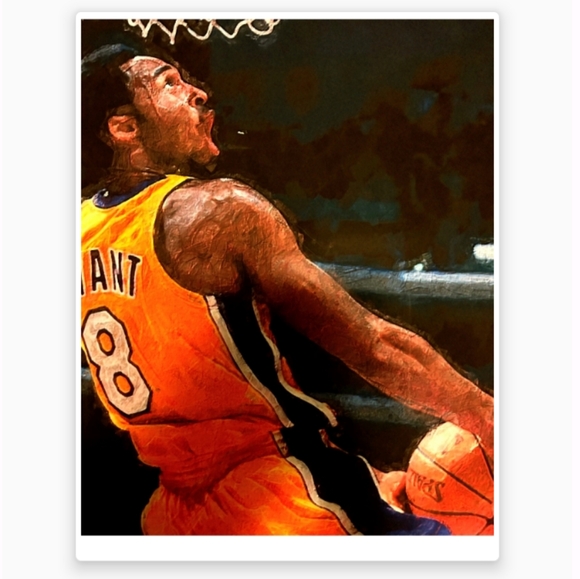 NEW!💯 KOBE BRYANT LOS ANGELES LAKERS FOUR 8.5x11 ULTRA GLOSSY POSTER SET!🤩 - Picture 2 of 4